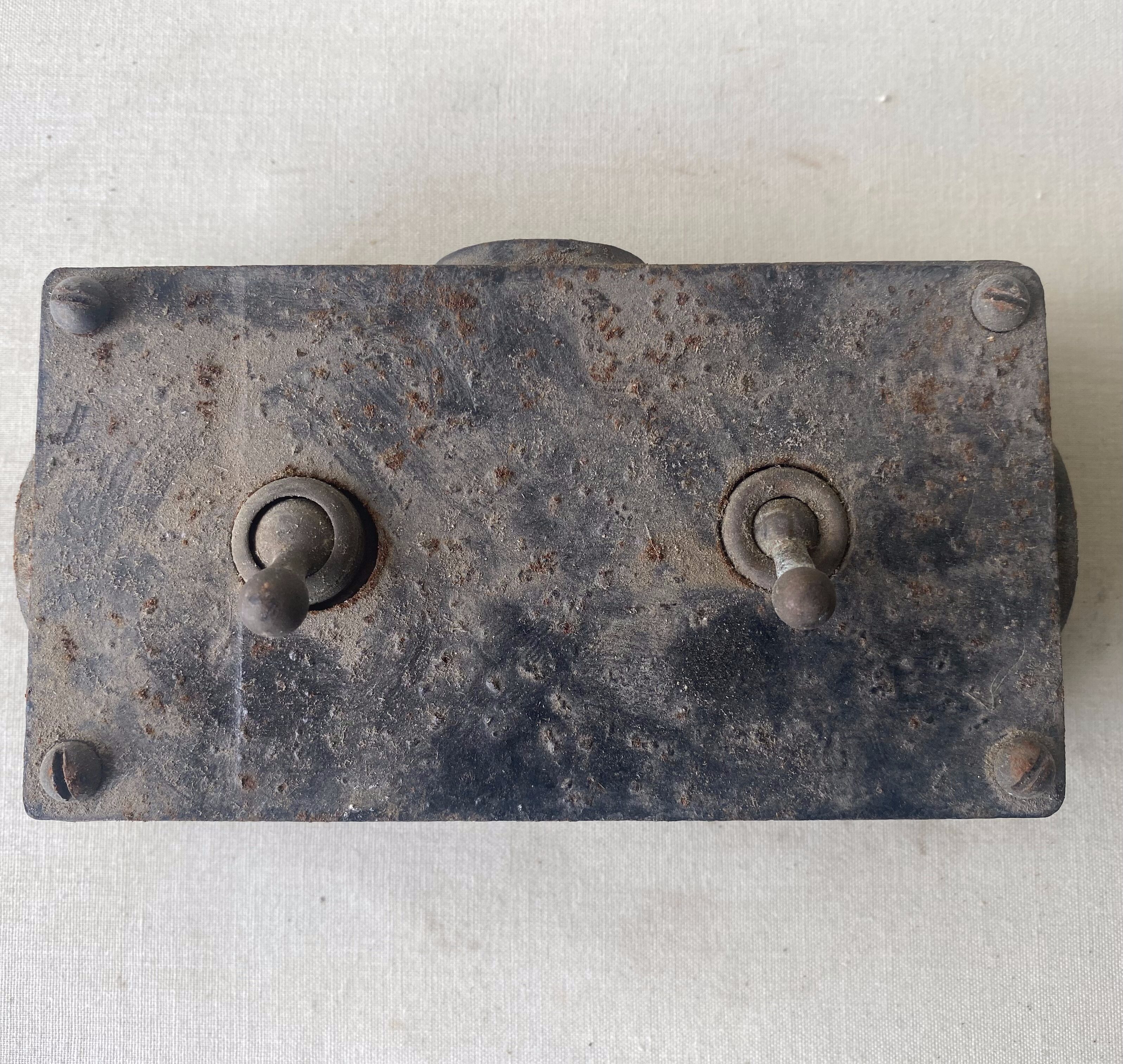English double light switch