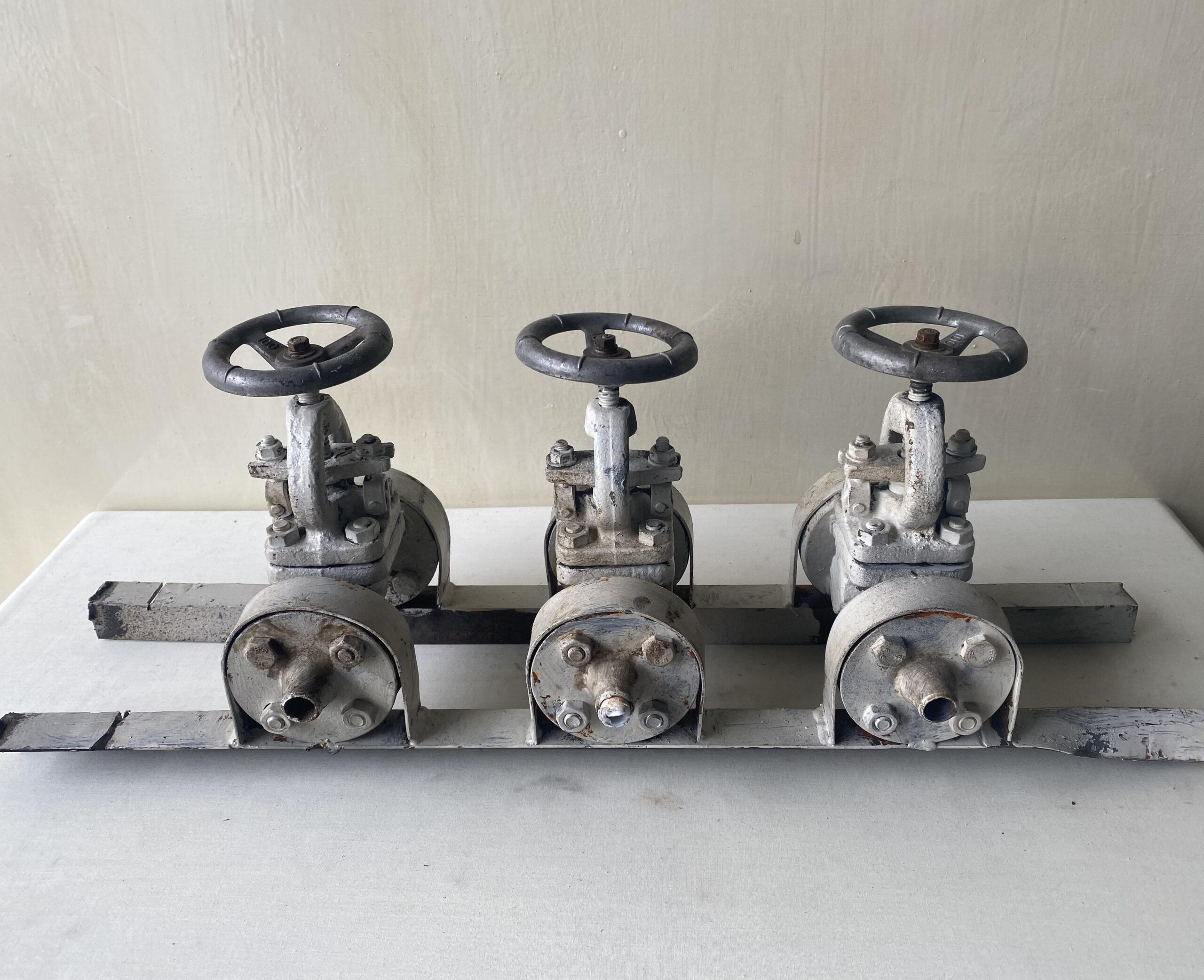 3 mounted gate valves