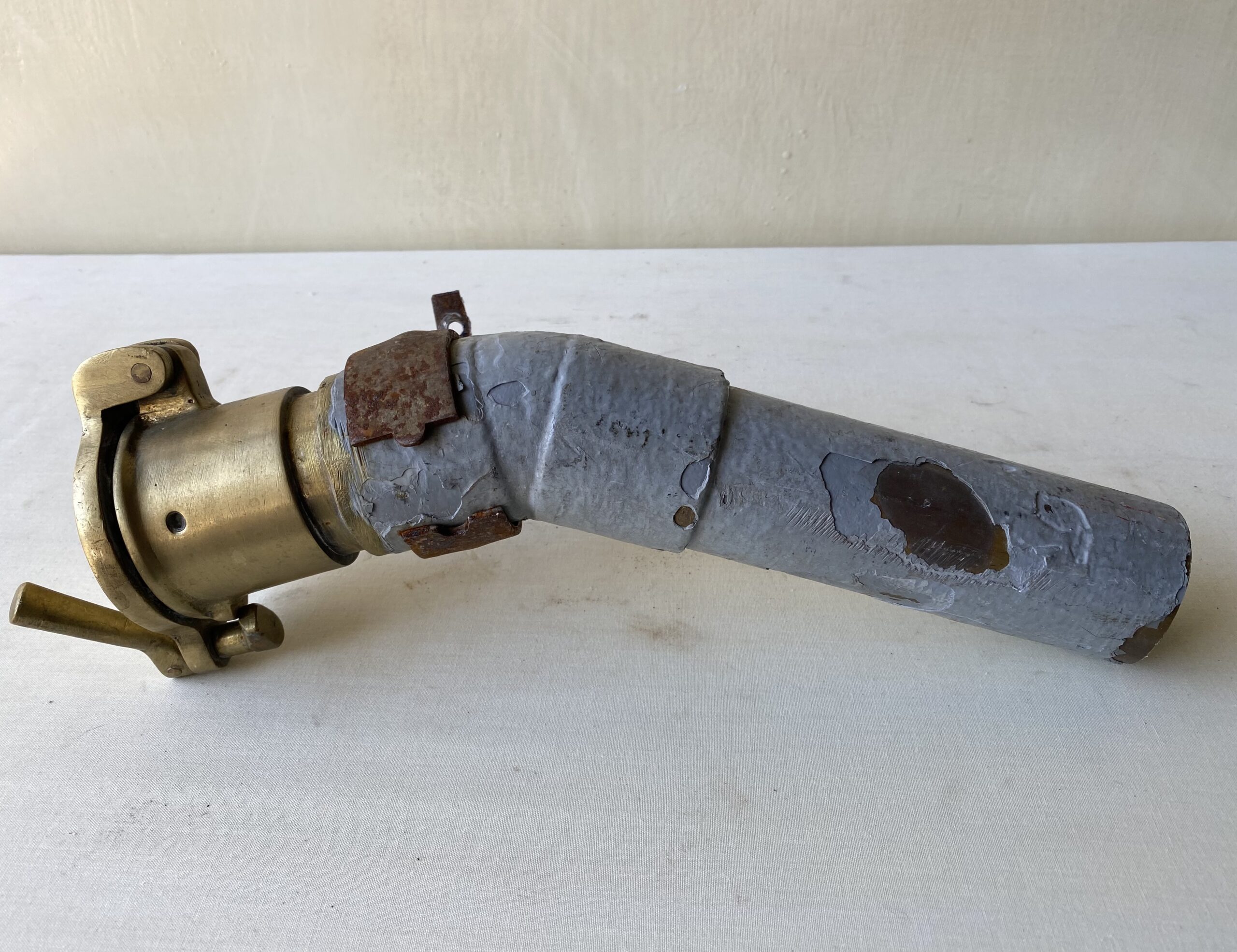 British navy WW2 communication pipe