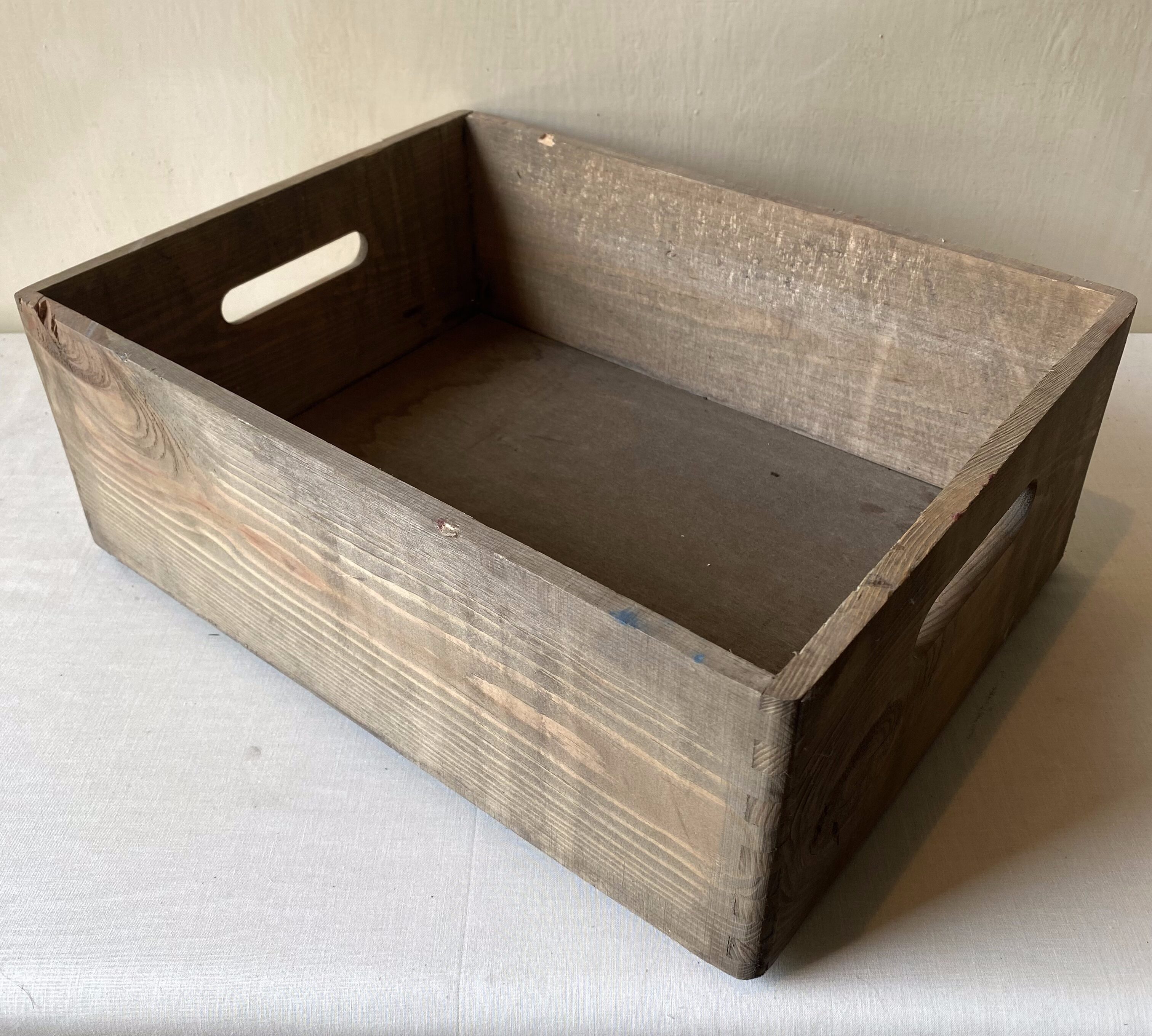 Wooden storage box