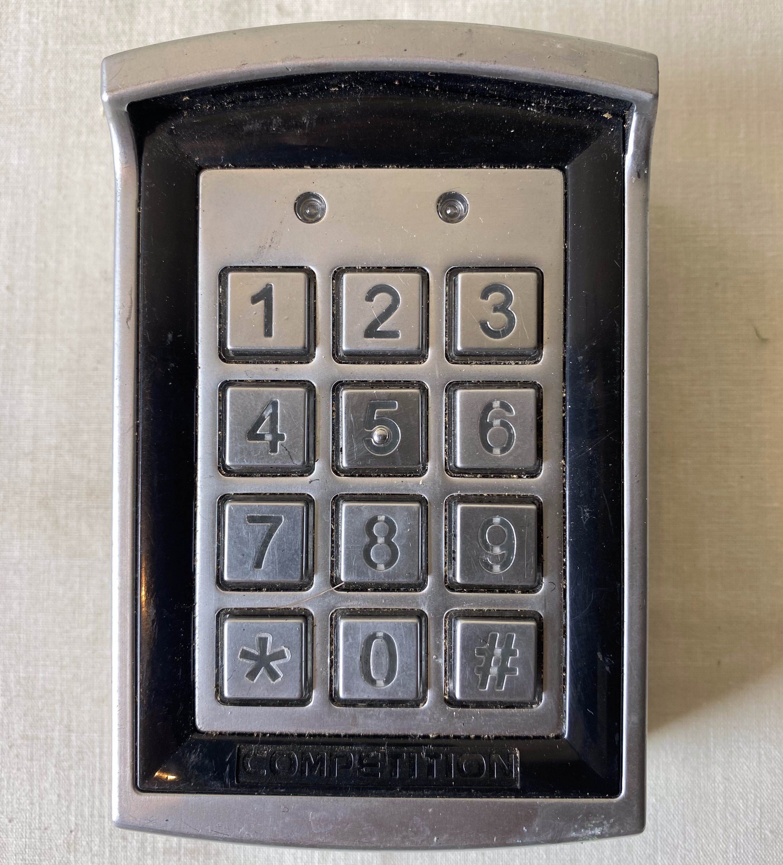 Security key pad