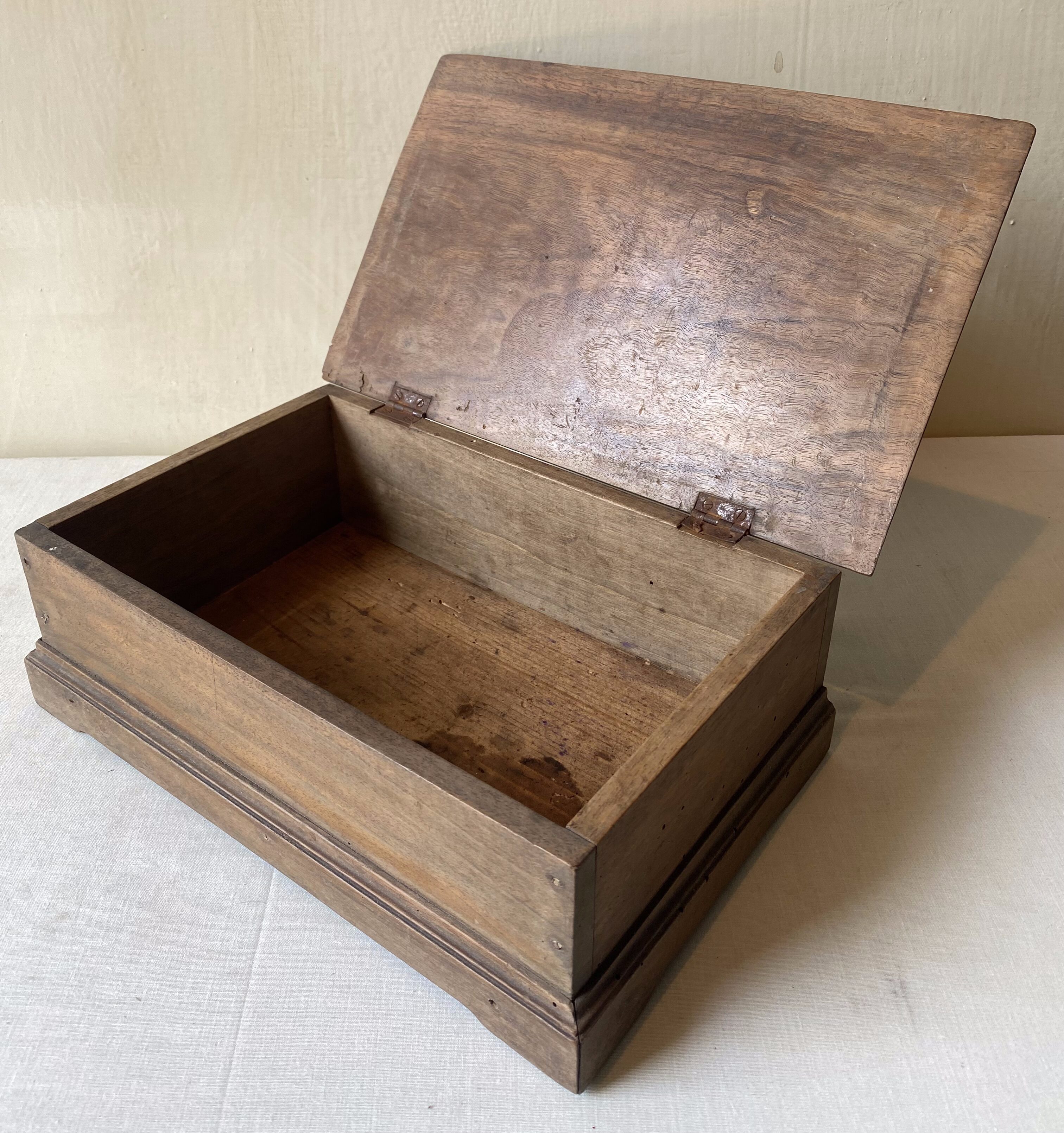 Small wooden storage box