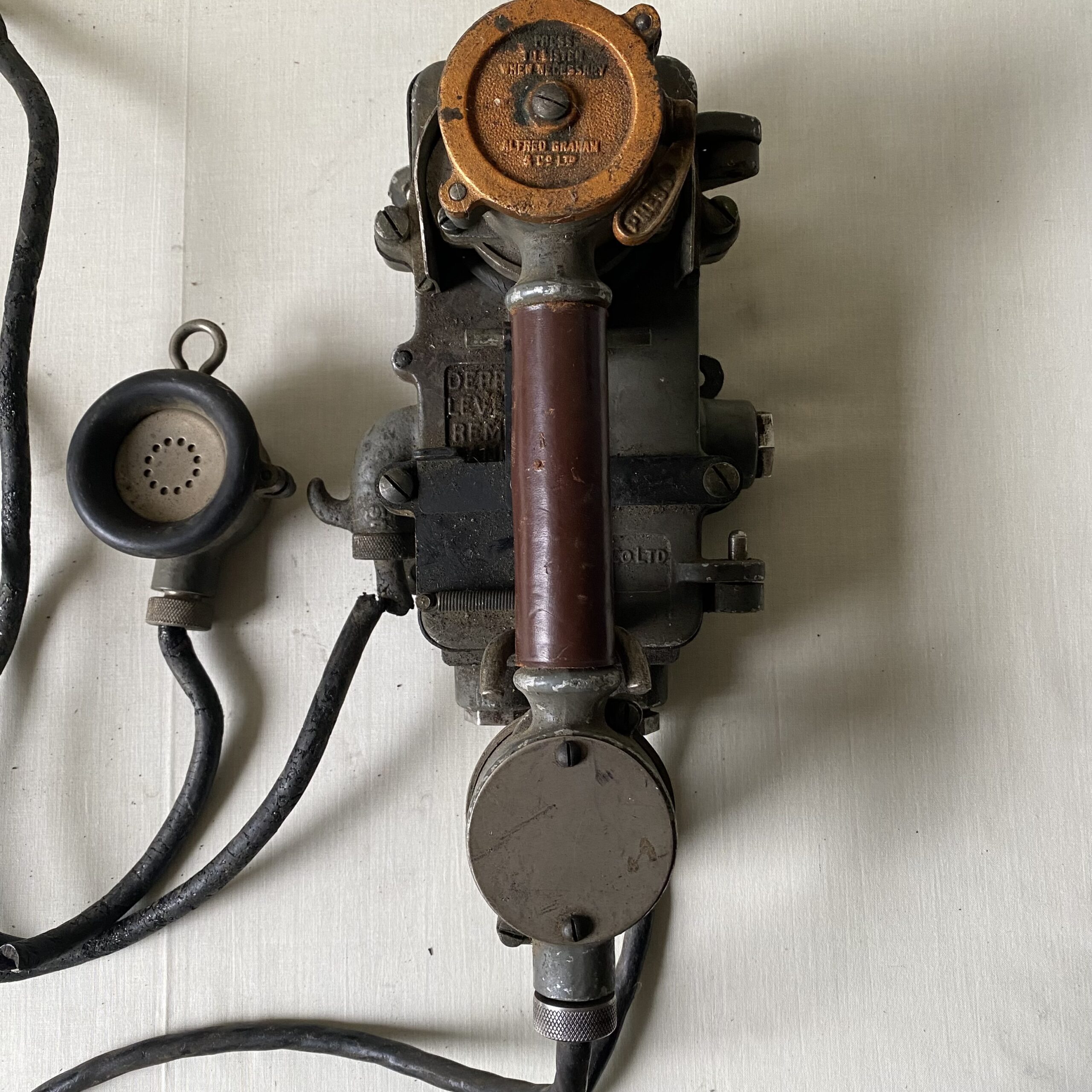 WW2 British navy telephone